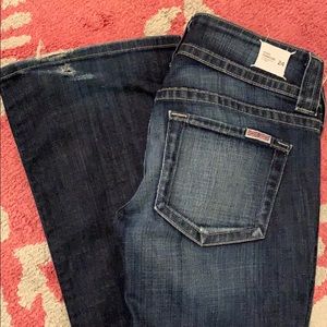 Size 24 petite Hudson bootcut jeans